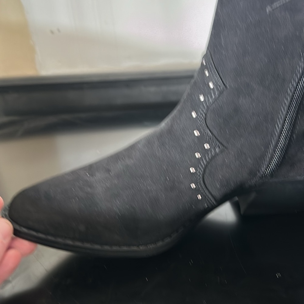 NWT Boot Black with silver accent - Picture 3 of 5